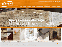 Tablet Screenshot of e-stone.pl